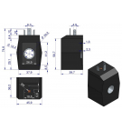 Cewka elektrozaworu 16mm 30W 12V DC