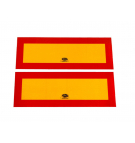 Tablica wyróżniająca odblaskowa. kpl. 2szt. 300mm/120mm. 101-04W-95