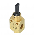 Clippard 3-position bistable manual valve 1/8" NPT