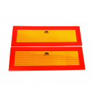 Tablica wyróżniająca odblaskowa. kpl. 2szt.. 560mm/200mm. 101-01W-83