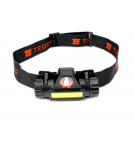 Linterna frontal recargable por USB Teger LED COB de 200 lúmenes