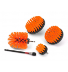 Set of rotating brushes for screwdrivers, 5 pieces, Teger