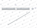 Резьбовой стержень М16 х 1000 мм класс 8.8 DIN 975 оцинкованный TEGER (продается комплектами по 5 шт.)