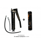 Zestaw smarownica ręczna dwutłokowa plus smar wielofunkcyjny wysokotemperaturowy TEGER