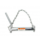 Hitch pin with bent handle 19x130 TEGER