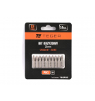 Bit krzyżowy PH 25 mm/PH1 (ZESTAW 10 SZT) / TEGER