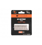 Bit krzyżowy PH 25 mm/PH2 (ZESTAW 10 SZT) / TEGER