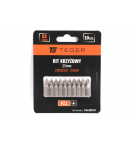 Bit krzyżowy PZ 25 mm/PZ1 (ZESTAW 10 SZT) / TEGER