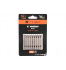 Bit krzyżowy PZ 50 mm/PZ2 (ZESTAW 10 SZT) / TEGER