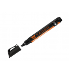 Marker budowlano - przemysłowy - czarny (końcówka ścięta 2-5 mm. tusz czarny permanentny wodoodporny ) / TEGER (sprzedawane po 20 szt.)