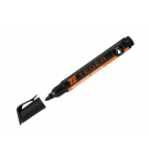 Marker budowlano - przemysłowy - czarny (końcówka okrągła 3-4 mm. tusz czarny permanentny wodoodporny ) / TEGER (sprzedawane po 20 szt.)