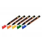 Marker budowlano - przemysłowy - (5 kolorów), (końcówka okrągła 3-4 mm, tusz permanentny wodoodporny ), (sprzedawane po 20), Teger