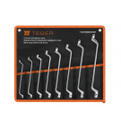 Zestaw kluczy oczkowych odgiętych 8 szt / TEGER