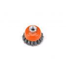 Szczotka doczołowa z nakrętką - drut skręcany M14/60 mm / TEGER