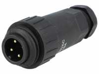 Wtyczka męska WEIPU 4pin skręcane 5-6,5mm