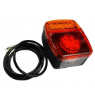 Lampa przyczepki diodowa LED z oświetleniem tablicy W18U