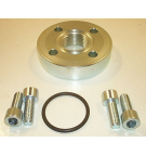 1'' BSP FLUSH FEMALE x 62MM PORT AD