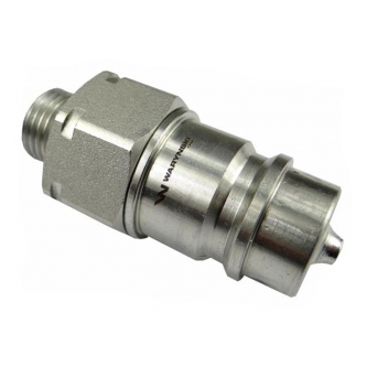 Hydraulic quick coupler plug M16x1.5 external thread EURO (9100816W) (ISO 7241-A) Waryński (pack of 10)