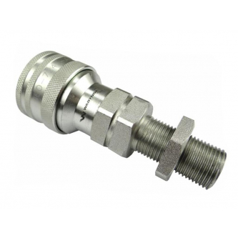 Hydraulic quick coupler socket long M18x1.5 external thread EURO (9100818GL) (ISO 7241-A) Waryński (pack of 50 pieces)