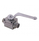 Zawór kulowy hydrauliczny 3-drogowy 3/2 M22x1.5 15L z otworami mocującymi 500 bar Waryński