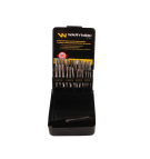 Zestaw gwintowników M3-M12 dwusztukowy ze stali HSS 21 el  Waryński