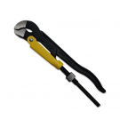 Szczypce nastawne szwedzkie do rur szczęki typ S o rozstawie max 25mm długość 235mm Waryński