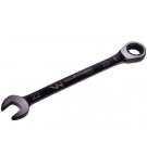 Klucz płasko-oczkowy 22 mm z grzechotką 72 zęby standard ASME B107-2010 Waryński