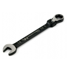 Klucz płasko-oczkowy 14 mm z grzechotką 72 zęby i przegubem Waryński