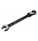 Klucz płasko-oczkowy 18 mm z grzechotką 72 zęby i przegubem Waryński