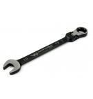 Klucz płasko-oczkowy 19 mm z grzechotką 72 zęby i przegubem Waryński