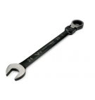 Klucz płasko-oczkowy 24 mm z grzechotką 72 zęby  i przegubem Waryński