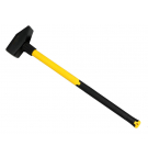 8 kg heavy metal hammer with a fiberglass handle, for construction workshop work, Waryński