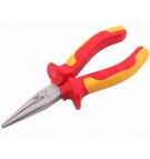 Szczypce izolowane, wydłużone proste 160 mm. VDE. Waryński