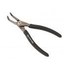 Alicates para anillos de retención, 170 mm, curvados internamente con resorte interno, Waryński