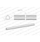 Rura wewnętrzna Seria 1R do wału 560 przegubowo-teleskopowego 29x4 mm 440 mm WARYŃSKI