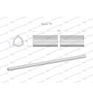 Rura wewnętrzna Seria 1R do wału 1010 przegubowo-teleskopowego 29x4 mm 890 mm WARYŃSKI