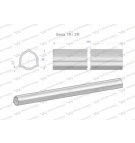Rura wewnętrzna Seria 2R, rura zewnętrzna Seria 1R do wału 560 przegubowo-teleskopowego 36x3.2 mm 440 mm WARYŃSKI