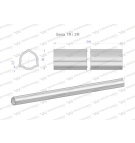 Rura wewnętrzna Seria 2R, rura zewnętrzna Seria 1R do wału 660 przegubowo-teleskopowego 36x3.2 mm 540 mm WARYŃSKI