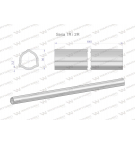 Rura wewnętrzna Seria 2R, rura zewnętrzna Seria 1R do wału 760 przegubowo-teleskopowego 36x3.2 mm 640 mm WARYŃSKI
