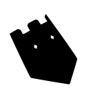 Lemiesz 172 mm, listwowy prawy szerokość wyorywania 580, zastosowanie Grimme, Waryński