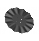 Talerz, prosty falowany 510 mocowanie 4/98 grubość 4,5 mm stal borowa, Waryński