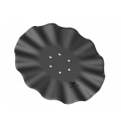 Talerz, prosty falowany 510 mocowanie 6/120 grubość 4,5 mm stal borowa, Waryński