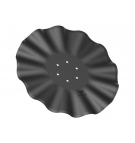 Talerz, prosty falowany 560 mocowanie 6/120 grubość 5 mm stal borowa, Waryński