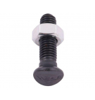 Śruba kpl. redliczkowa półokrągła M8x33 mm kl. 8.8 Waryński ( sprzedawane po 25 )