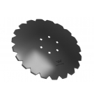 Talerz uzębiony Z-20 fi 460 mocowanie 6/120 grubość 3.2 stal borowa WARYŃSKI R