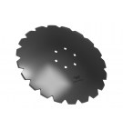 Talerz uzębiony Z-20 fi 510 mocowanie 6/120 grubość 3.5 stal borowa WARYŃSKI R