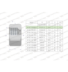 Nakrętka hydrauliczna metryczna (M06L) M12x1.5 06L Waryński ( sprzedawane po 20 )