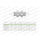 Złączka hydrauliczna calowa grodziowa BB 1/8