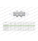 Złączka hydrauliczna calowa grodziowa BB 1/4