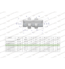 Złączka hydrauliczna calowa grodziowa BB 3/8